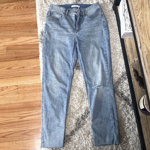 🧊High Rise Acid Wash Skinny Jeans - Picture 2 of 6